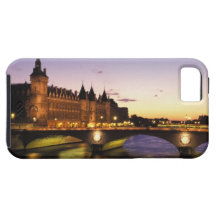 France, Paris, River Seine and Conciergerie at iPhone 5 Cases