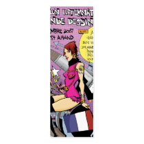 France Profile Card business cards