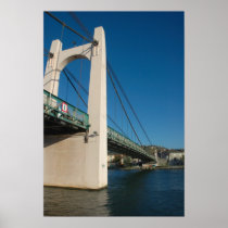 France, Rhone-Alps, Condrieu, bridge across