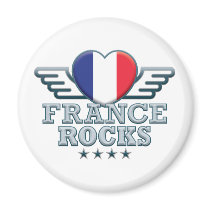 France Rocks v2 Fridge Magnets