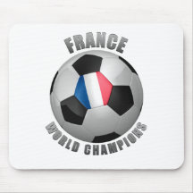 FRANCE SOCCER CHAMPIONS MOUSE PADS