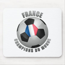 FRANCE SOCCER CHAMPIONS MOUSEPAD