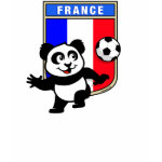 This cute panda loves to play <b>soccer</b>, also called <b>football</b> for France. This fun French <b>soccer t-shirt</b> is perfect for anyone that loves to play football or fans that like to root for France in matches! Support the French Football Team with this cute t-shirt design!