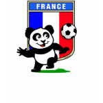 This cute panda loves to play <b>soccer</b>, also called <b>football</b> for France. This fun French <b>soccer t-shirt</b> is perfect for anyone that loves to play football or fans that like to root for France in matches! Support the French Football Team with this cute t-shirt design!