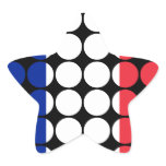 France Stylish Girly Chic : Polka Dot French Flag stickers