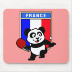 This is a cute shirt for table tennis players and fans. Panda loves to play table tennis in front of this flag of France! This table tennis panda shirt is a great gift for table tennis players and fans!