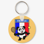 This adorable little panda loves to get out on the court and hits some balls. Panda plays in front of a large flag of Tennis. This is a great design for anyone who loves to play tennis, watch tennis or just loves cute pandas.