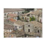 France, Vaison la Romaine. Looking down on postcards