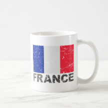 France Vintage Flag Coffee Mug