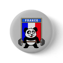France Weightlifting Panda buttons