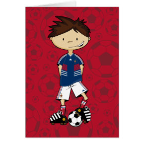 France World Cup Soccer Boy Card card