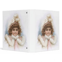 Frances Brundage - Little Girl with Fur Collar Binders