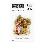 Frances Brundage: Olivia and Malvalio Postage