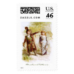 Frances Brundage: Petruchio and Katharina Stamp