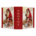 Frances Brundage - Santa Claus with Toy 3 Ring Binder