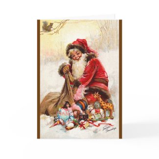 Frances Brundage: Santa Claus with Toy