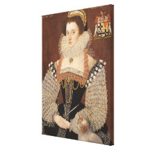 Frances Clinton, Lady Chandos (1552-1623) 1579 (oi Gallery Wrapped Canvas