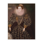 Frances Clinton, Lady Chandos , 1589 Postcard