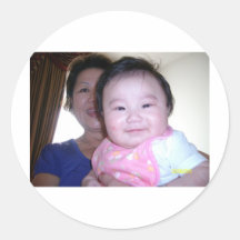 Francesca's and Sophia Elain's  Collections Round Sticker