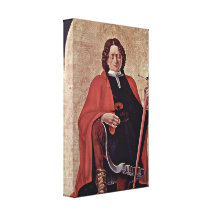 Francesco del Cossa - St PeterSt Florian Gallery Wrapped Canvas