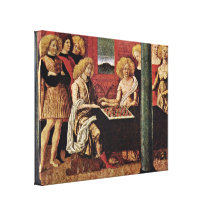 Francesco di Giorgio Martini - The Chess Players Stretched Canvas Print