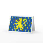 Franche Comte Flag Greeting Card