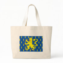 Franche Comte Flag Tote Bag by FlagTshirts Franche Comte Flag Tote Bag