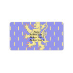 Franche-Comte, France Custom Address Label