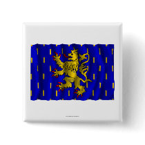 Franche-Comté waving flag Buttons