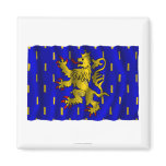 Franche-Comté waving flag Refrigerator Magnet