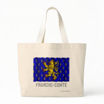 Franche-Comté waving flag with name Bags
