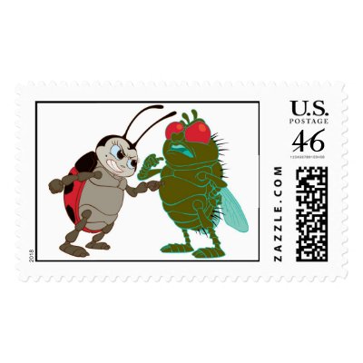 Francis and P.T. Flea Disney postage