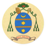 Francis de Sales Coat of Arms Patron Saint Sticker