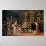 Francis I  Receiving a painting of the Holy Print