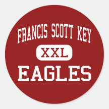 Francis Scott Key - Eagles - Silver Spring Sticker