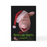 Francis the Pig Christmas Card