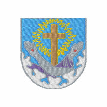 Franciscan logo - crest embroidered shirts