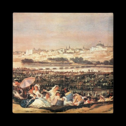 Francisco de Goya - Folk Festival at the San Isidr Refrigerator Magnet