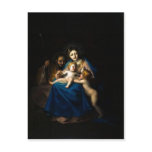 Francisco de Goya Sagrada Familia 1788 - 1790 Tech Postcard