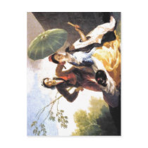 Francisco de Goya The Parasol Espa?ol: 1776-1778 T Post Cards