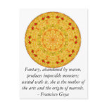 Francisco Goya ART quotation Post Cards