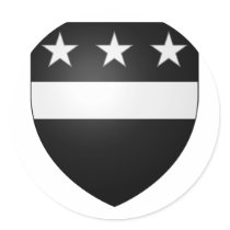 Franck de Borsele , Netherlands Round Sticker