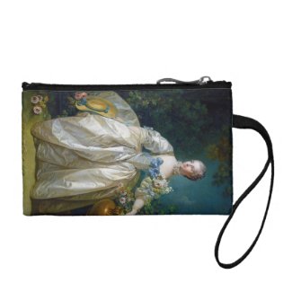 FRANCOIS BOUCHER - MADAME BERGERET portrait art Coin Purse