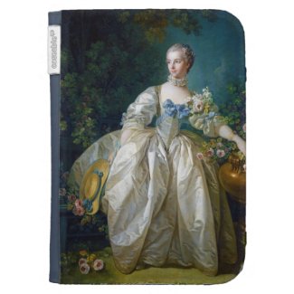 FRANCOIS BOUCHER - MADAME BERGERET portrait art Kindle Keyboard Case