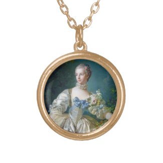FRANCOIS BOUCHER - MADAME BERGERET portrait art Jewelry