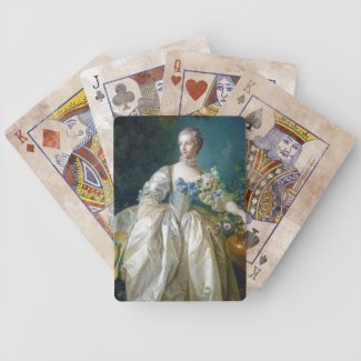 FRANCOIS BOUCHER - MADAME BERGERET portrait art Bicycle Poker Cards