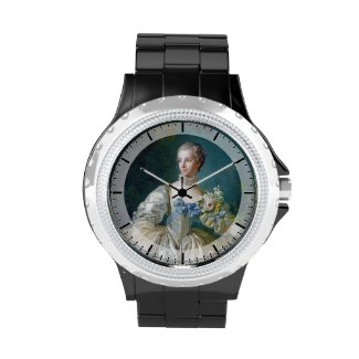 FRANCOIS BOUCHER - MADAME BERGERET portrait art Wristwatches