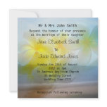 Frangipani Beach Wedding Custom Invitations
