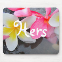 Frangipani Fever Mousepad