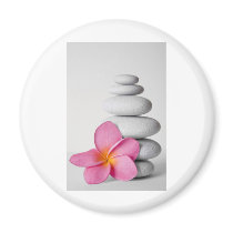 Frangipani Zen Fridge Magnets